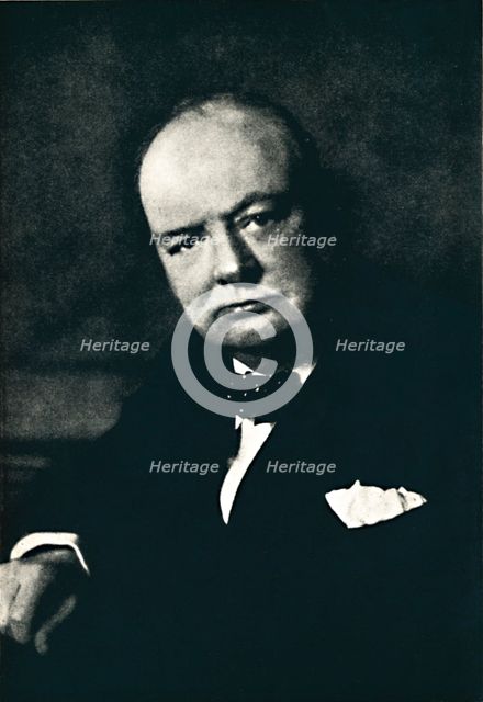 'The Rt. Hon. Winston S. Churchill, P.C., C.H., F.R.S., M.P.', 1941, (1945). Creator: Walter Stoneman.