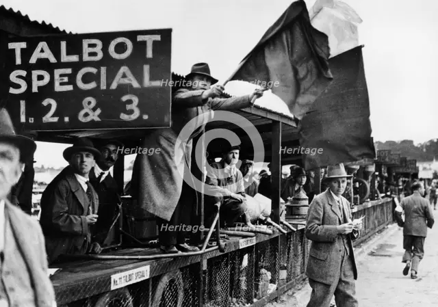 The RTS British Grand Prix, Brooklands, Surrey, 1927. Artist: Unknown