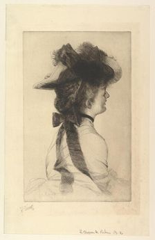 The Rubens Hat, 1875. Creator: James Tissot