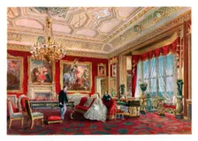 The Rubens Room, Windsor Castle c1850-1910