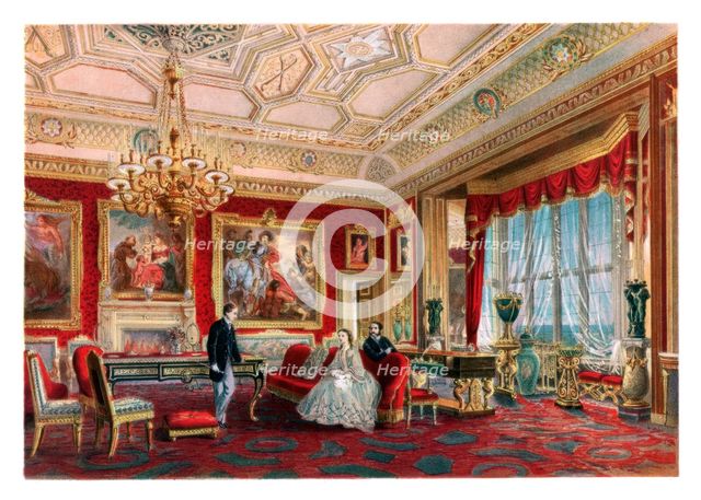 'The Rubens Room, Windsor Castle'. c1850-1910 Artist: Unknown