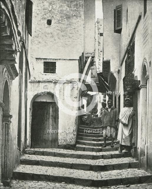 'The Rue de la Kasbah', Algiers, Algeria, 1895.  Creator: Poulton & Co.
