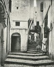 The Rue de la Kasbah Algiers, Algeria, 1895. Creator: Poulton & Co