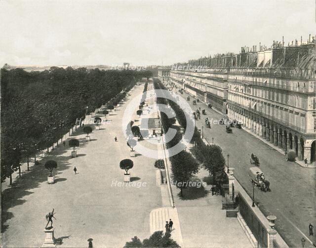 The Rue de Rivoli, Paris, France, 1895.  Creator: Unknown.