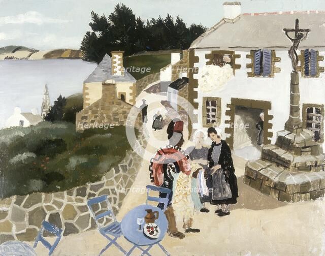 'The rug seller, Treboul', 1930. Artist: Christopher Wood