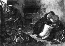 The ruin around Paris: home!, 1871. Creator: Dalziel Brothers