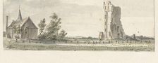 The ruin of the Huis te Kleef near Haarlem, 1733-1784. Creator: Hendrik Spilman