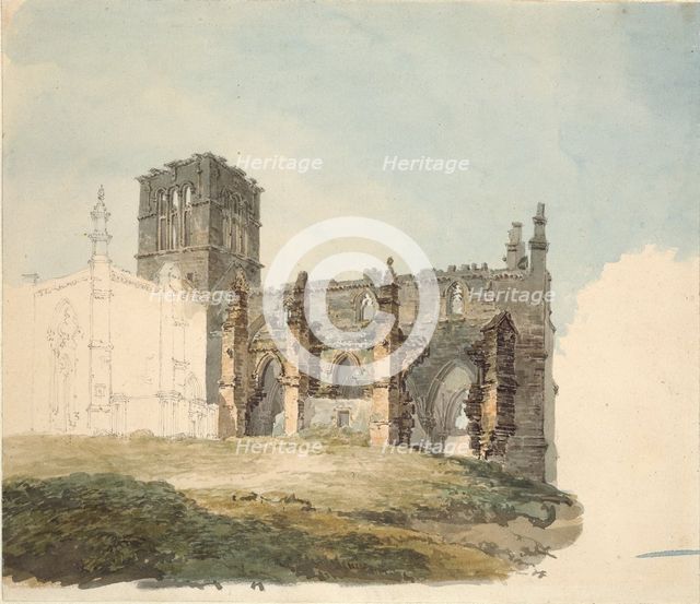 The Ruined Abbey at Haddington, c1794. Artist: JMW Turner.
