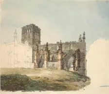 The Ruined Abbey at Haddington, c1794. Artist: JMW Turner