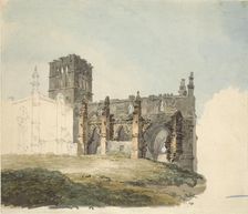 The Ruined Abbey at Haddington, c1794. Artist: JMW Turner