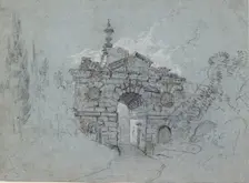 The Ruined Arch at Kew, c1760s. Artist: Richard Wilson