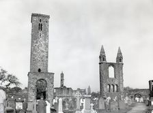 The ruined Cathedral of St Andrew, St Andrews, Scotland, c1955. Creator: Arthur Charles Kirby Ware
