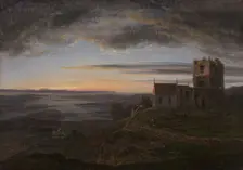 The Ruined Church at Avaldsnes on Karmoy, 1820. Creator: Johan Christian Dahl