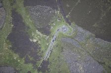 The ruined flue to Surrender lead smelt mill, North Yorkshire, 2015. Creator: Dave MacLeod