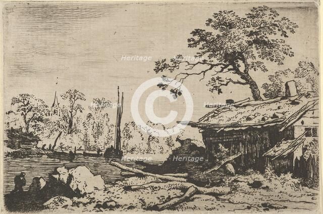 The Ruinous Hut, 17th century. Creator: Allart van Everdingen.