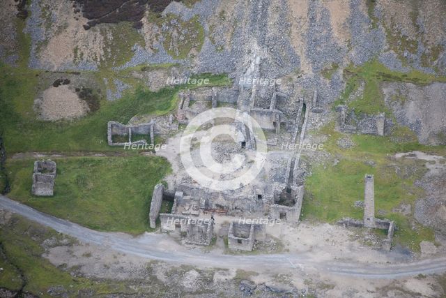 The ruins of Old Gang lead smelt mill, North Yorkshire, 2015. Creator: Dave MacLeod.
