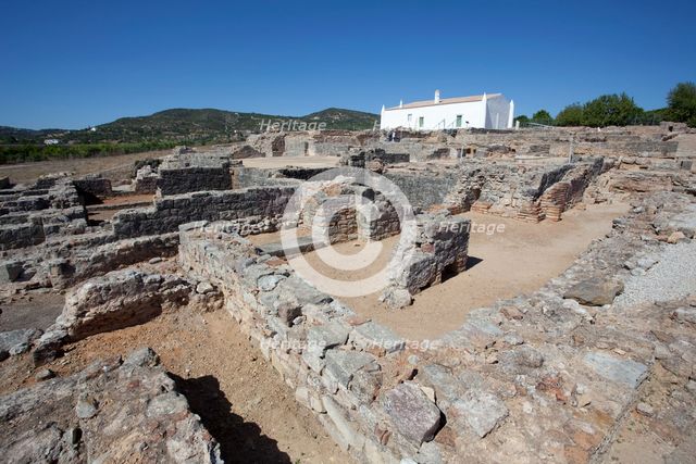 The ruins of a Roman house, Milreu, Portugal, 2009. Creator: Samuel Magal.