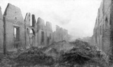 The ruins of Albert, Somme, France, 23 September 1914
