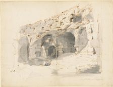 The Ruins of an Ancient Amphitheater, c. 1701. Creator: Gaspar van Wittell