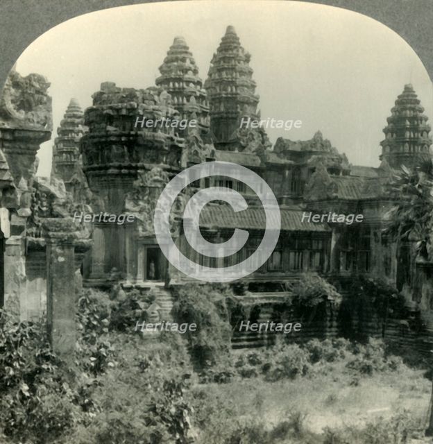 'The Ruins of Angkor Wat, the Best Preserved Example in the World of Khmer Architecture, Cambodia, F Creator: Unknown.