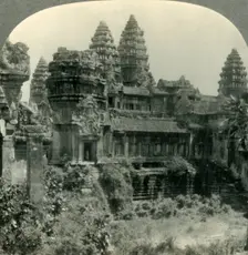 The Ruins of Angkor Wat, the Best Preserved Example in the World of Khmer Architecture, Cambodia, F Creator: Unknown