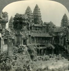 The Ruins of Angkor Wat, the Best Preserved Example in the World of Khmer Architecture, Cambodia, F Creator: Unknown