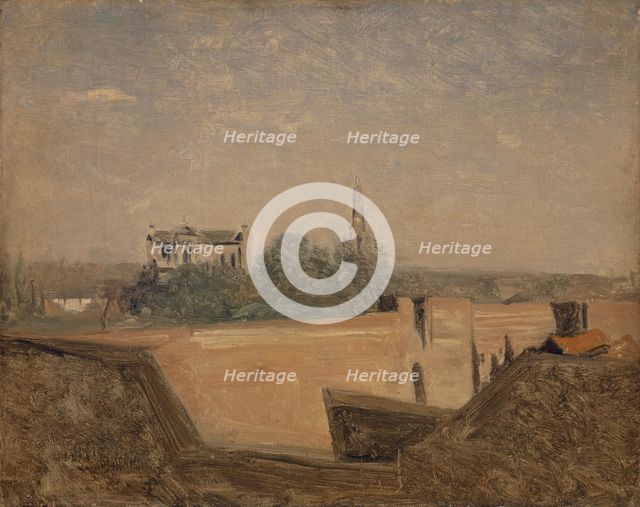 The ruins of Arras, 1852. Creator: Jean-Baptiste-Camille Corot.