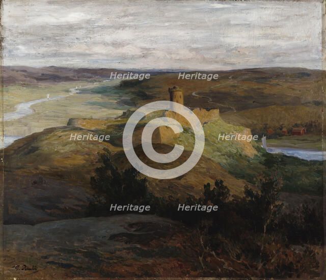 The ruins of Bohus Castle, 1894-1895. Creator: Georg Pauli.