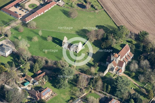 The ruins of Boxgrove Priory, West Sussex, 2018. Creator: Damian Grady.