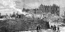 The Ruins of Chicago: the Court-House, 1871. Creator: Unknown