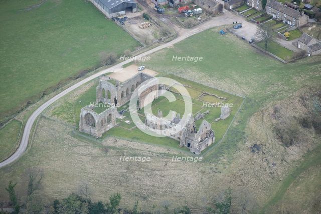 The ruins of Egglestone Abbey, County Durham, 2016. Creator: Matthew Oakey.