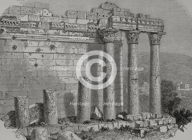The ruins of Palmyra, Syria, 1856.  Creator: Unknown.
