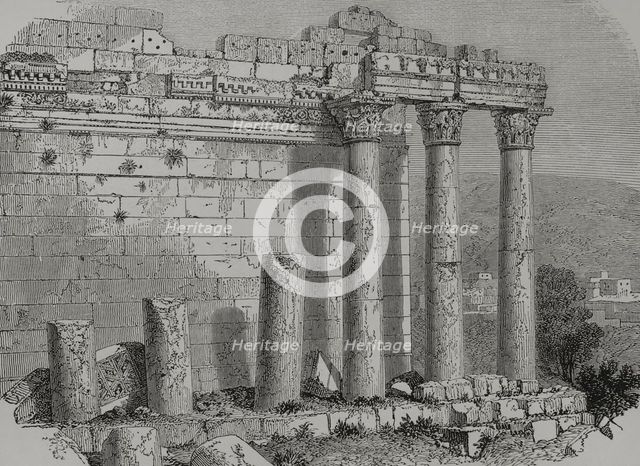 The ruins of Palmyra, Syria, 1856.  Creator: Unknown.