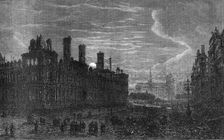 The Ruins of Paris: the Hôtel de Ville, 1871. Creator: Unknown