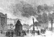 The Ruins of Paris: the Place de la Concorde, 1871. Creator: Unknown