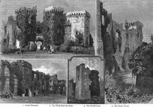 The ruins of Raglan Castle near Monmouth 1886. Creator: Unknown