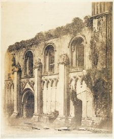 The ruins of St Joseph’s Chapel at Glastonbury Abbey, c1853. Creator: Captain Linnaeus Tripe