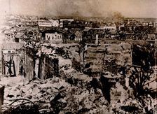 The ruins of Stalingrad, c1942. Creator: Unknown