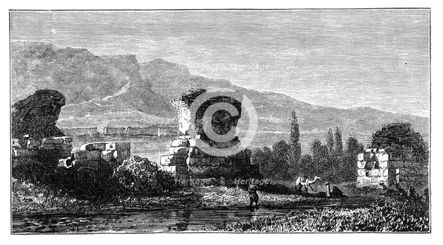 The ruins of Sardis, Lydia, Turkey, c1890. Artist: Unknown