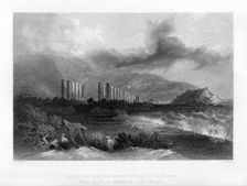 The ruins of Soli, or Pompeiopolis, Turkey, 1841.Artist: J H Kernot