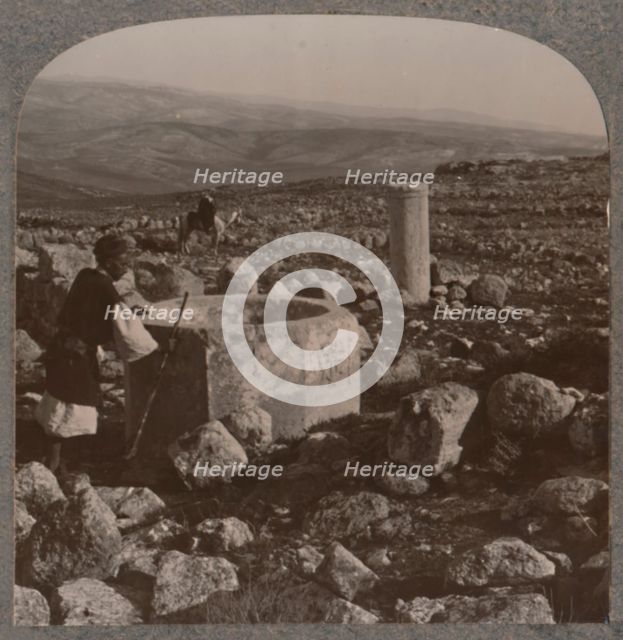 'The ruins of Tekoa', c1900. Artist: Unknown.
