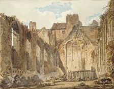 The Ruins of the Chapel in the Savoy Palace, London, c1795-1796. Artist: Thomas Girtin