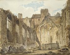 The Ruins of the Chapel in the Savoy Palace, London, c1795-1796. Artist: Thomas Girtin