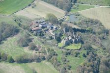 The ruins of Wingfield Manor, a medieval great house, Derbyshire, 2016. Creator: Historic England