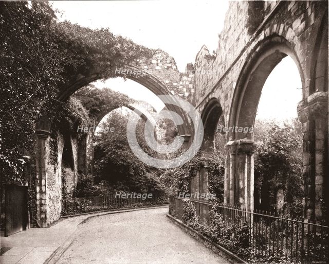 The Ruins at Canterbury, Kent, 1894. Creator: Unknown.