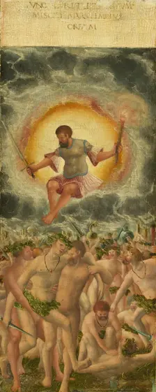 The Rule of Mars [right panel], c. 1535. Creator: Workshop of Albrecht Altdorfer