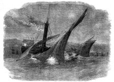 The Running Down of Lord Alfred Paget's Yacht "Alma" off Dover, 1856. Creator: Unknown