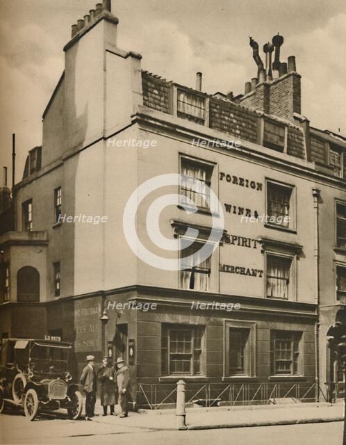 '"The Running Footman", A Picture of the Old Mayfair', c1935. Creator: Donald McLeish.