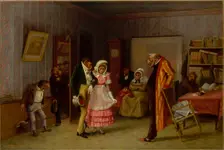 The Runaway Match, 1877. Creator: William Holbrook Beard