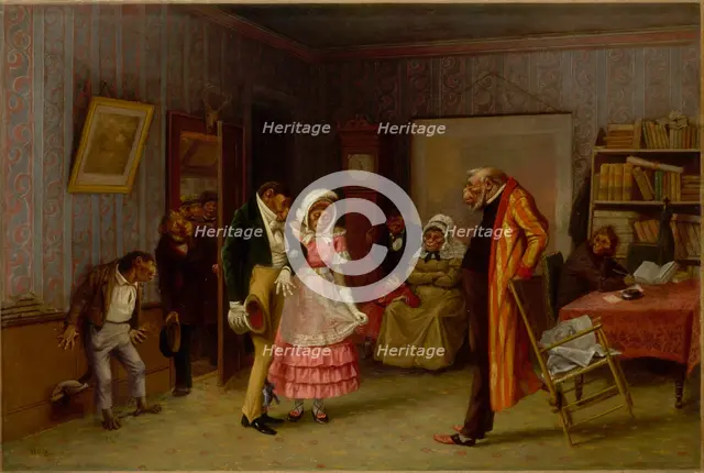 The Runaway Match, 1877. Creator: William Holbrook Beard.